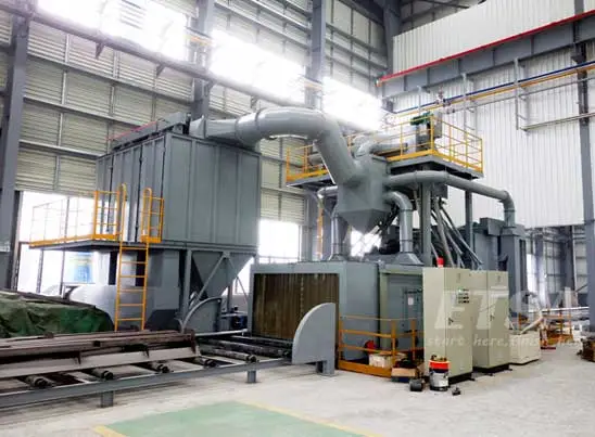 beam shot blasting machine