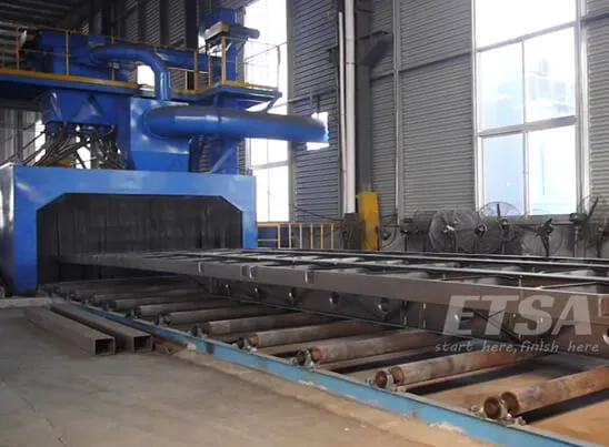 fabrication of shot blasting machine