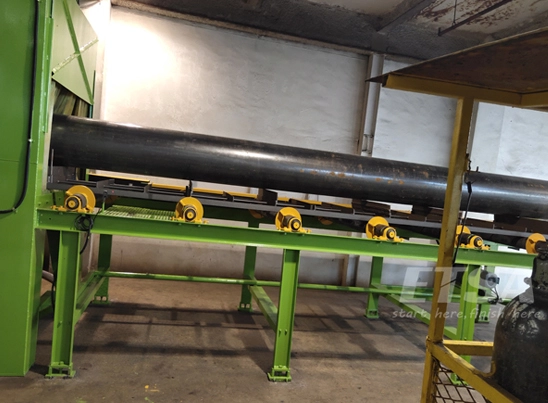 pipe internal blasting machine