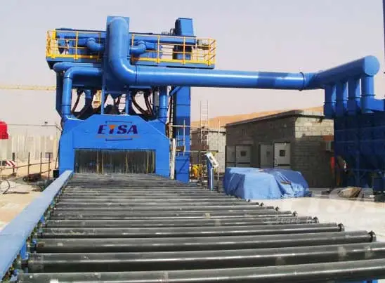 plate blasting machine