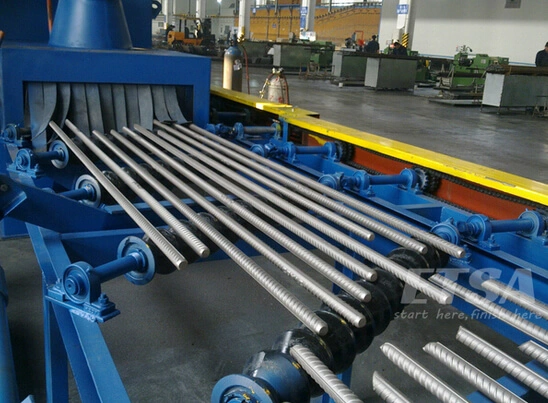 rebar shot blasting machine