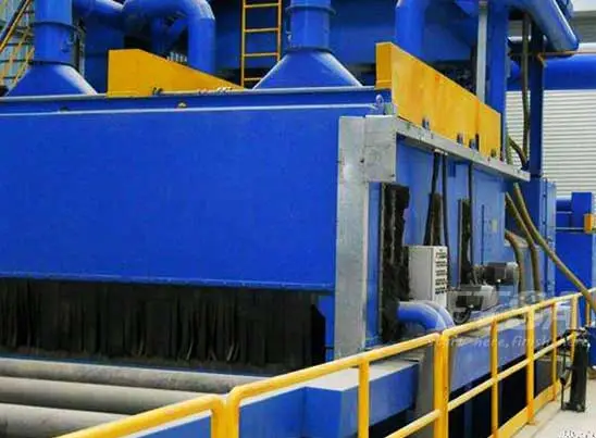 steel plate shot blasting machine