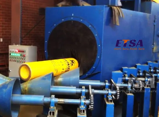 cylinder shot blasting machine