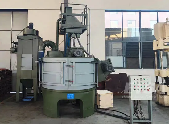 rotary drum shot blasting machine