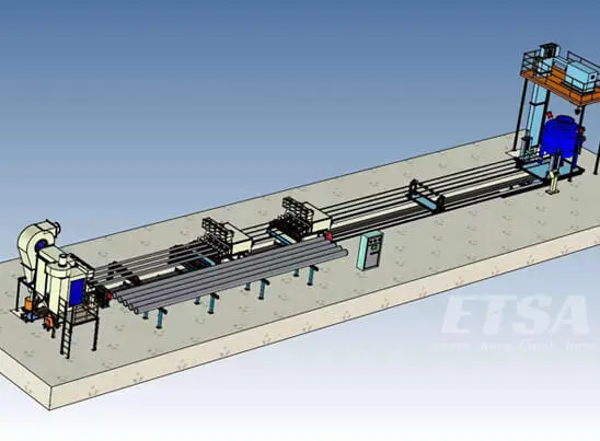 shot blasting material for pipe inner wall sandblating equipment