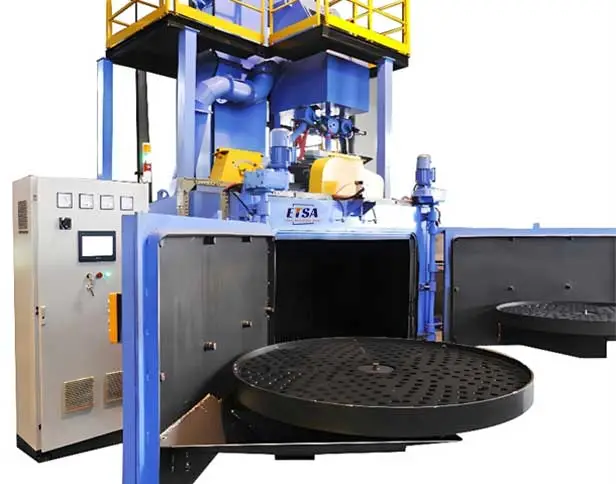 Table Type Shot Blasting Machine