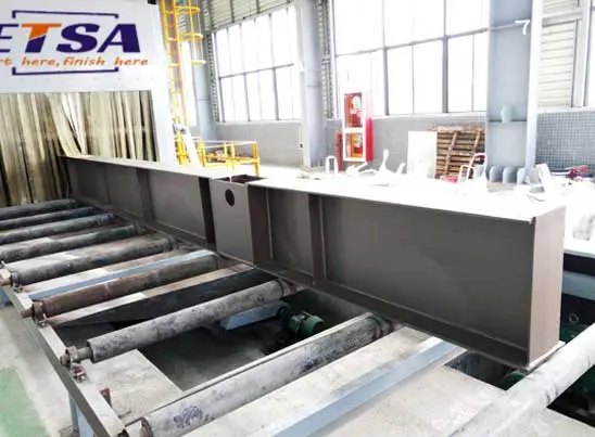 Roller Conveyor Blasting Machine for Beams & Profiles