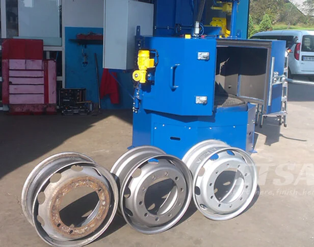 Wheel Rims Shot Blasting Machine