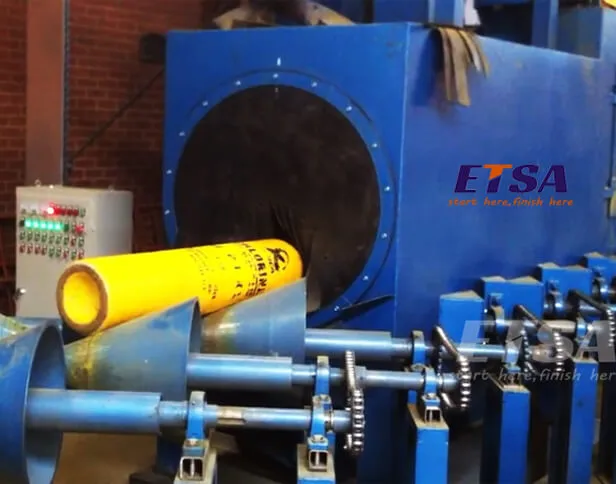 Cylinder Shot Blasting Machine