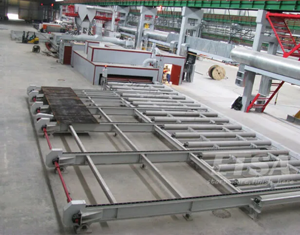 Auto Shot Blasting & Priming Line