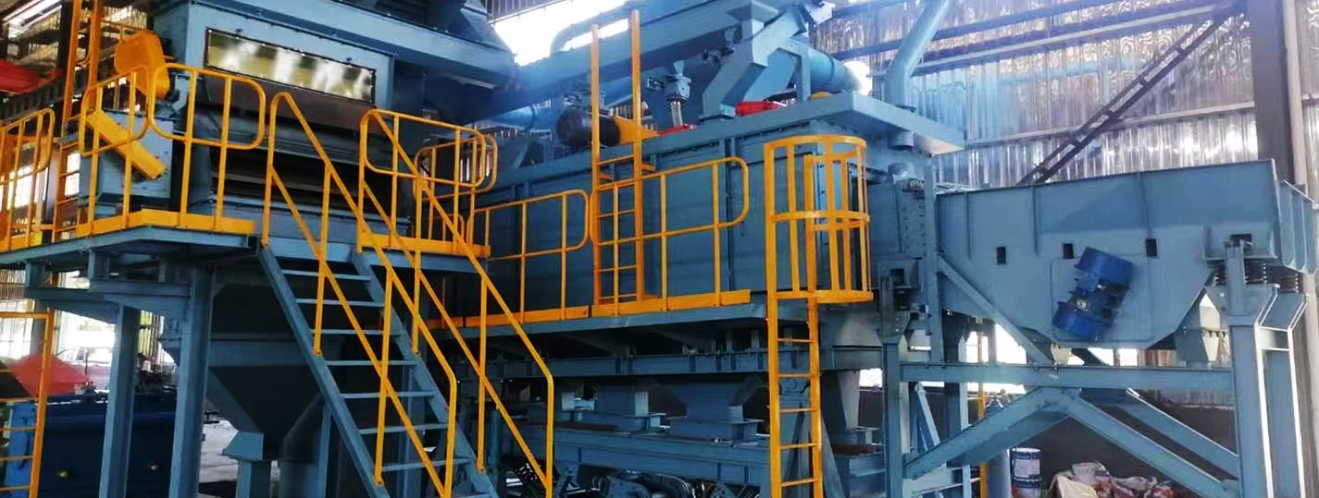 Continuous Shot Blasting Machine