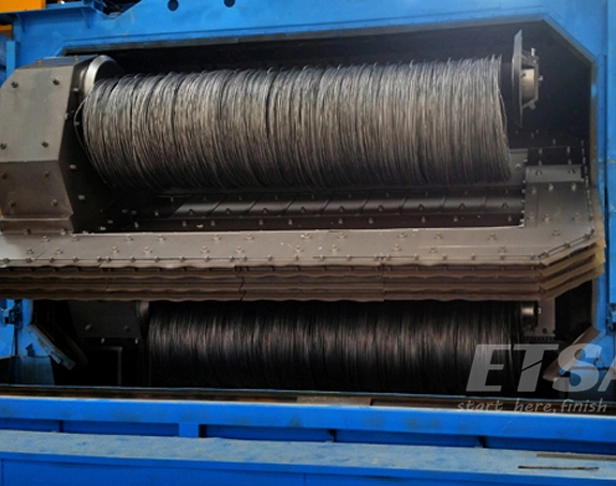 Wire Rod Coil Shot Blasting Machine