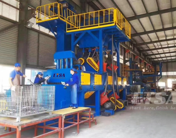 Wire Mesh Belt Shot Blasting Machine